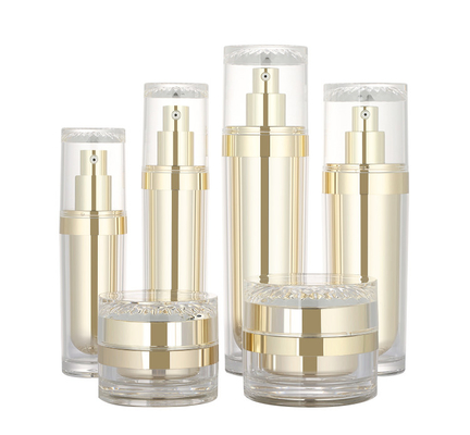 30ml 50ml 100ml 120ml plastic acrylic beauty makeup cosmetic lotion bottle 50g luxury cream containers skincare set