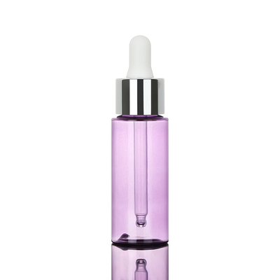 Thick Plastic Dropper Bottles 30ml PET Plastic Material Screen Printing
