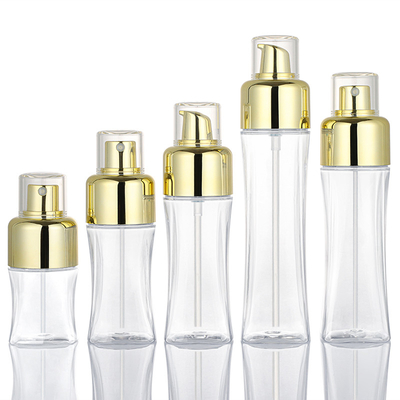 Fine Mist Spray Skincare Packaging Plastic Lotion Round 50ml Empty Pump Bottles