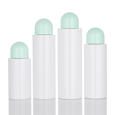 OEM Lotion Plastic Screw Cap Bottles PET 150ml 300ml Cosmetic Vacation Packages