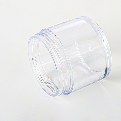 Clear Double Wall Custom 15g 20g 30g 80g Mini Empty Round Shape Bottom Cream Jar