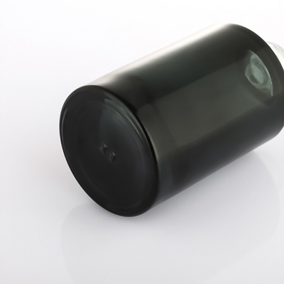 Eco friendly empty plastics luxury black 30ml hair oil serum perfume dropper bottle