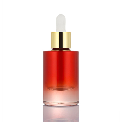 High quaity factory price ombre red mini oil cosmetics perfume liquid dropper bottle