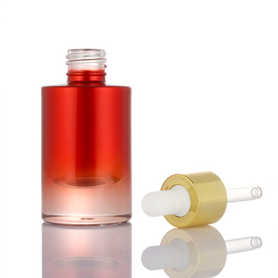 High quaity factory price ombre red mini oil cosmetics perfume liquid dropper bottle