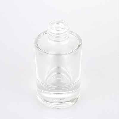 OEM/OEM service transparent matte 30ml liquid essential oil hair dropper bottle