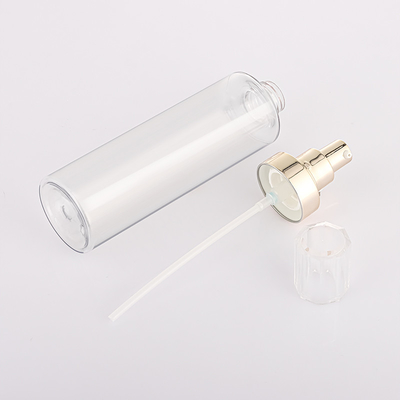 Custom gold pump transparent 250ml 135ml shower gel body butter body lotion bottle