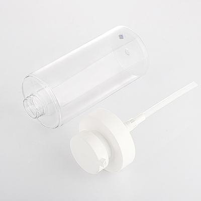 OEM transparent 800ml shower gel body cleanser custom pump shampoo lotion bottle