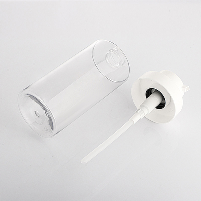 OEM transparent 800ml shower gel body cleanser custom pump shampoo lotion bottle