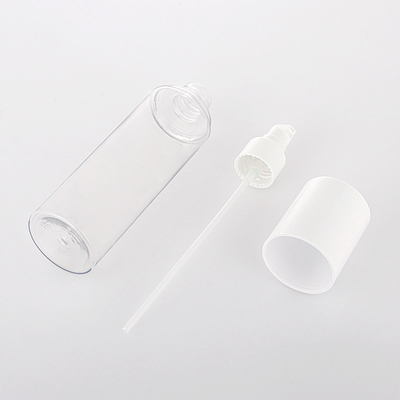 Refillable Clear Airless Pump Bottle Cream Lotion Bottle For Toiletries Liquid