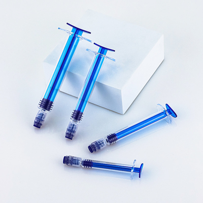 Blue Empty Eye Cream Cosmetic Packaging Tube Syringe Skin Care Injection Tube Style