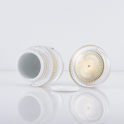 50g Cosmetic Packaging Sets Gold Empty Acrylic Pump Bottle Cosmetic Jar Suit