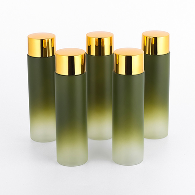 150ml Small Gradient Green Plastic Spray Bottle With Screw Cap
