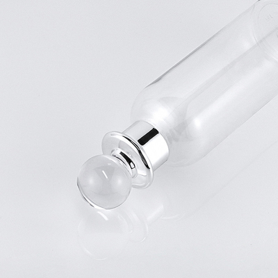 Customized Plastic Screw Cap Bottles Empty Pink Cosmetic Shampoo Packaging