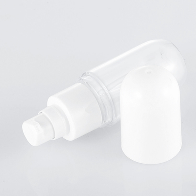 PETG Clear Empty Round Plastic Hair Spray Bottle For Skin Care Lotion
