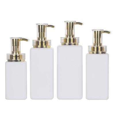 800ml Plastic Lotion Pump Bottle Square Shampoo Hair And Conditioner