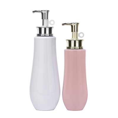 750ml White Plastic Lotion Pump Bottle Square Shampoo Hair And Conditioner