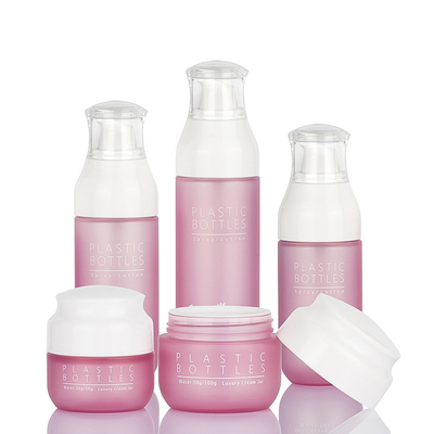 Luxury Pink Skincare Cosmetic Packaging sets Face Cream Lotion Bottles 138ml