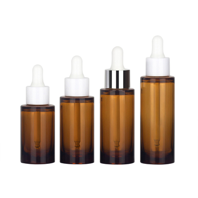 OEM ODM 50ml Cosmetic Dropper Bottle Amber Essential Oil Bottle Packaging
