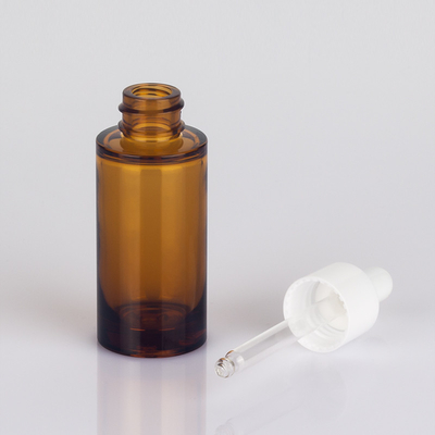 OEM ODM 50ml Cosmetic Dropper Bottle Amber Essential Oil Bottle Packaging