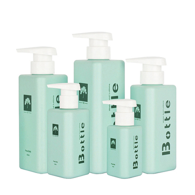 Shampoo Dispenser Colorful Empty Lotion PETG Bottle With Pump