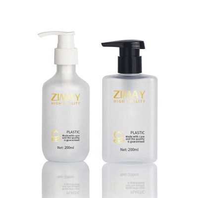 Matte White HDPE Cosmetic Lotion Bottle Plastic 30ml 60ml 100ml Skin Care Packaging