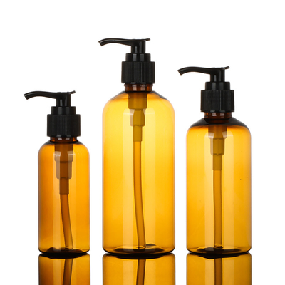 Empty Body Wash Shower Gel Bottle 100ml 200ml Plastic Shampoo Bottle With Pump
