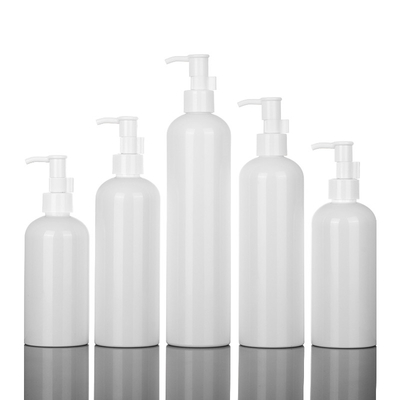 Custom PET Scrub Pump Body Wash Cosmetic Lotion Bottle  480ml 400ml