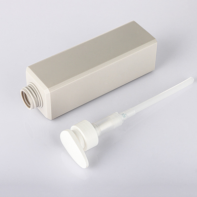 Square PET Cosmetic Lotion Bottle With Press Pump Cap Hot Stamping