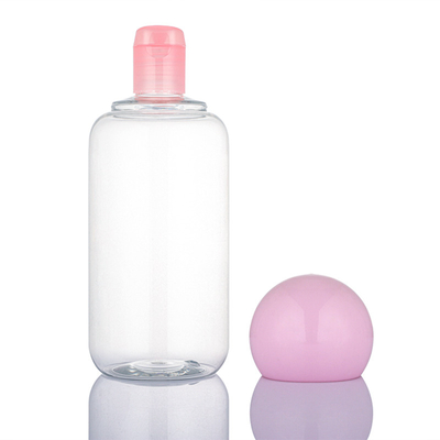 500ml Plastic Shampoo Lotion Bottle With Screw Top Cap Skincare Packaging