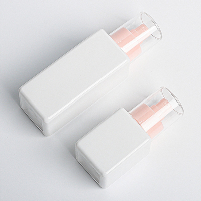 120ML Clear Plastic Square Pink Pump Spray Bottle For Toner