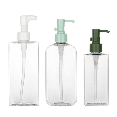 Luxury Packaging PET Lotion Pump Bottle Empty Makeup Remover Oil Bottle