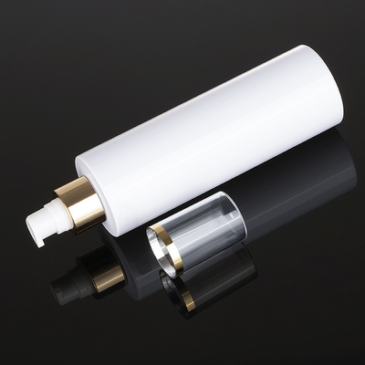 White plastic cosmetic hair mist alchohol packaging container continuous room hotel 500ml gold top 250ml spray bottle