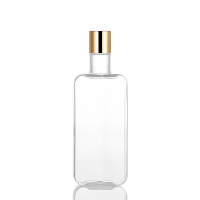 300ml Disc Cap Bottle Transparent PETG Material Recycable With Gold Lid