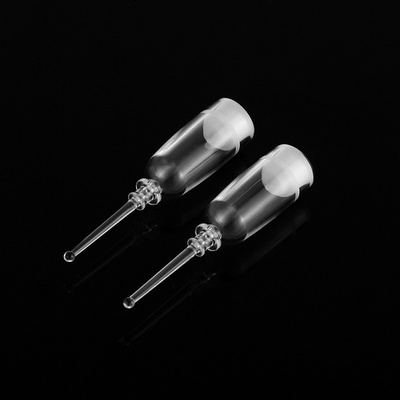 Transparent  2 Ml Serum Vials , Airless  Cosmetic Serum Bottles Screen Printing