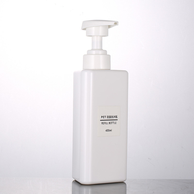 Wholesale 100ml 200ml 300ml Triangle Shape Recycle Plastic Pet Lotion Container Black Airless Pump 500ml Shampoo Bottles