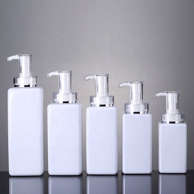 Luxury 300ml 400ml 500ml Hotel Empty Conditioner Packaging16oz Men Clear Lotion Plastic Shampoo Bottle With Gold Pump
