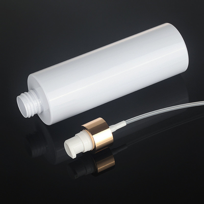 Wholesale 120ml 200ml 250ml 500ml Round Cosmetic Body Mist Atomizer Plastic Spray Lotion Gold Top Bottle For Cleaning