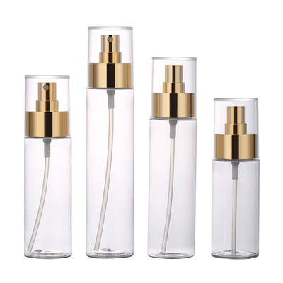 Alcohol Transparent Plastic Spray Bottle Cylinder 40mm Diameter