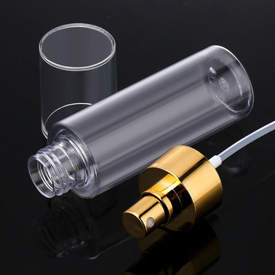 Alcohol Transparent Plastic Spray Bottle Cylinder 40mm Diameter
