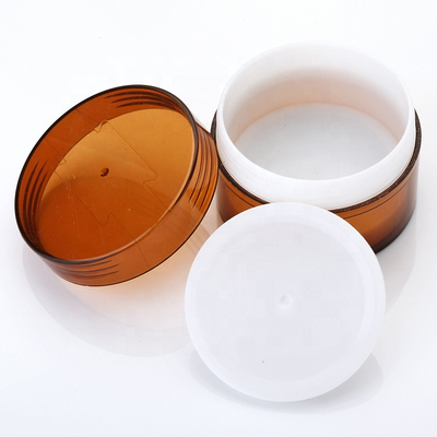 High Quality PP Luxury Portable Hair Mask Airless Amber Face Eye Cleaning Scrub Cream Body Skin Care Lotion Cosmetic Jar