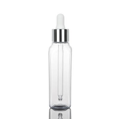 2 oz Cosmetic Dropper Bottle PET material 30mm width for skin care product