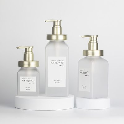 Bpa Free 200ml Empty Plastic Bottles , 62mm Pump Cosmetic Airless Lotion Bottles