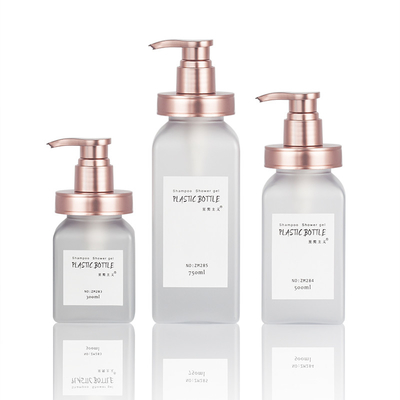 Bpa Free 200ml Empty Plastic Bottles , 62mm Pump Cosmetic Airless Lotion Bottles
