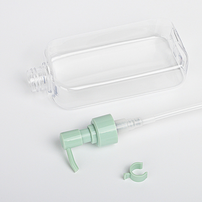Clear Empty Round Body Lotion Cosmetics Packaging Containers Plastic Pump Facial Cleansing Oil Bottl
