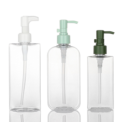 250ml transparent essential oil cleaner empty toner soap serum skincare lotion plastic bottle