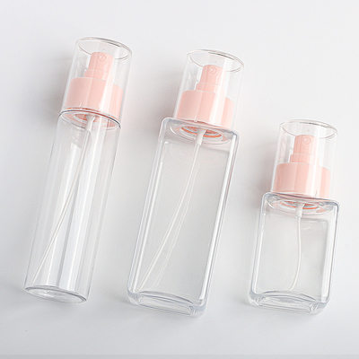 Pink Pet Spray Bottle 100ml 200ml With 24mm Mouth 48mm Diameter Elegant