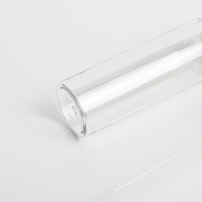 100ml Empty Clear Plastic Spray Bottle , Cylindrical Spray Bottle For Cosmetics