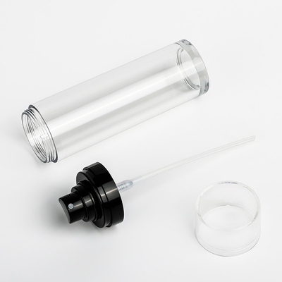 Customized Matte PET Cosmetic Transparent Spray Bottle 50ml 80ml 100ml