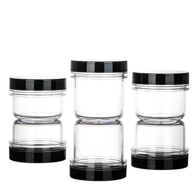 6oz Cream Packaging Jar , Recycled plastic containers for beauty products