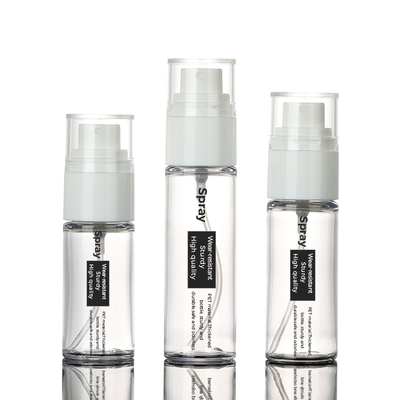 Leakproof  Plastic Mist Spray Bottle Transparent Leakproof 30ml 20mm Mouth